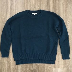 Dark Teal Blue Sweater